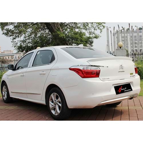 C Elysee Sport Style Rear Trunk Spoiler Raw ABS / 2013 After
