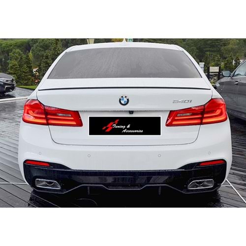 G30 M Perfomance Type 2 Diffuser Gray ABS / 2017-2023 (R+L Double Output)