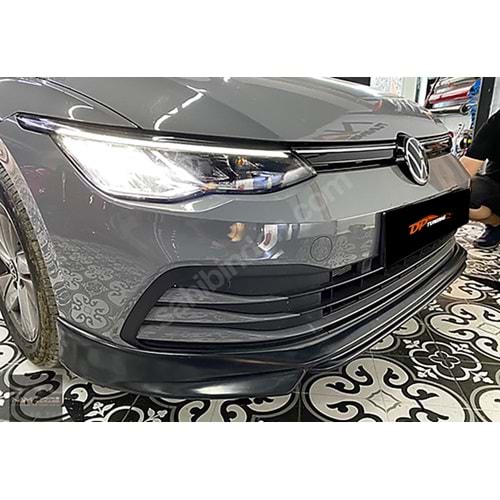 Golf 8 Front Lip Raw Surface Vacuum Plastic / 2019 -