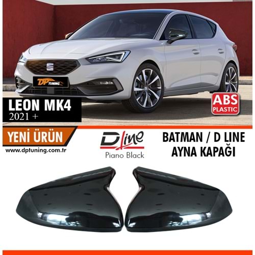 Leon Mk4 Batman Yarasa Ayna Kapağı Piano Black / 2021 -