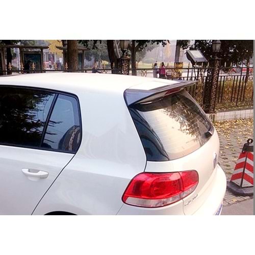 Golf 6 Race Style Rear Spoiler Raw Surface ABS / 2008-2012