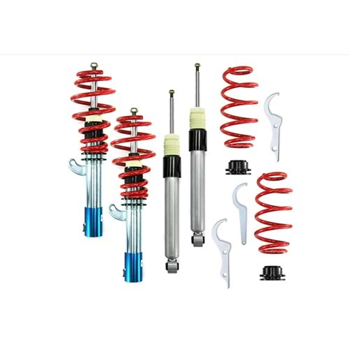 Golf 5 Jom Red Line Coilover 2003-2009 / Front : 20-60 - Rear : 30-60 mm