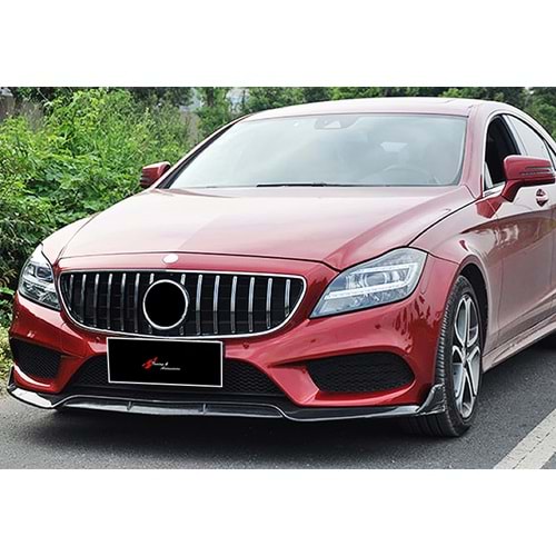 CLS W218 GTR Front Grille ABS / 2015-2018 (Chrome + Piano Black)